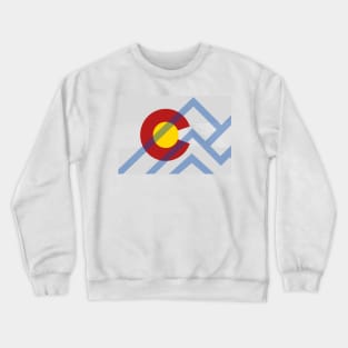 Colorado Mountains design Crewneck Sweatshirt